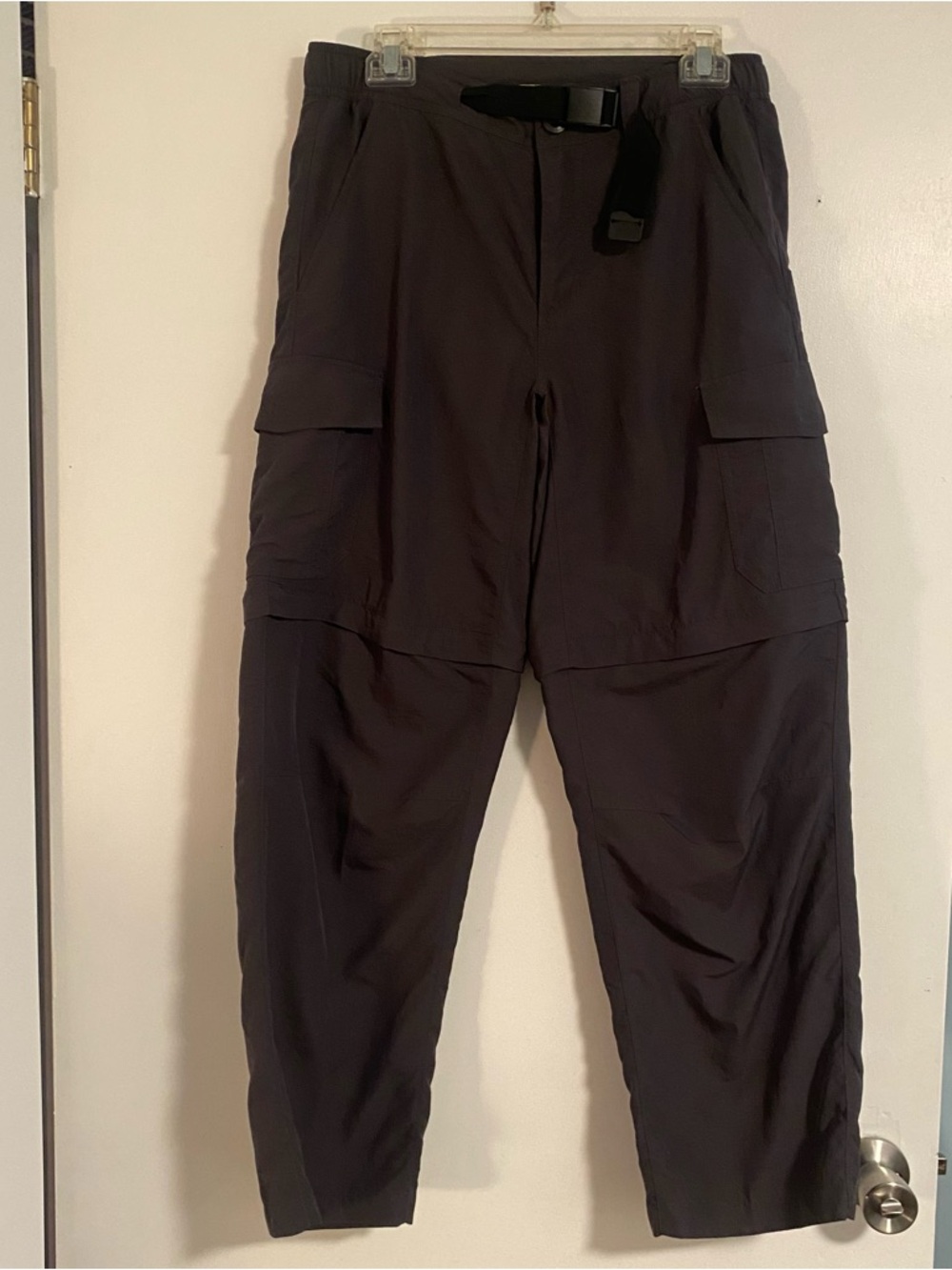 Eddie Bauer Travex Outdoor Hiking Pants Convertible Men's S/30 Gray  Cargo Camp